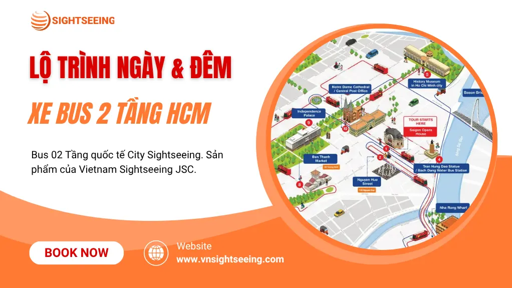 Lộ Trình Xe Bus 2 Tầng TPHCM ngày và đêm
